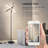 Jasai 168cm Black Novelty LED Dimmable Floor Lamp with Remote