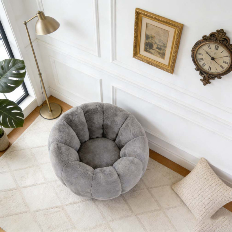 Fauteuil à billes pour adulte, Gris