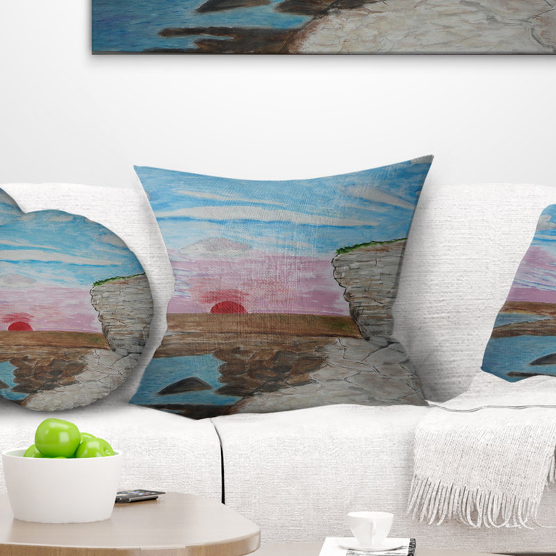 Coussin Sunset Seashore - Sea & Shore, 16 po x 1 po, Coussin décoratif