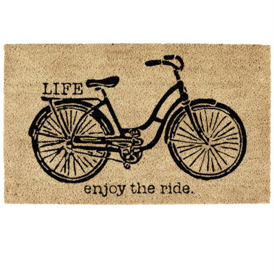 Vélo de 30 po x 18 po tapis de porte extérieur antidérapant Engstrom