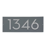 Floating 1-Line Wall Address Plaque