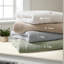 -Piece King Cotton Bedding Sets, White Embroidered Quilt for All Seasons
