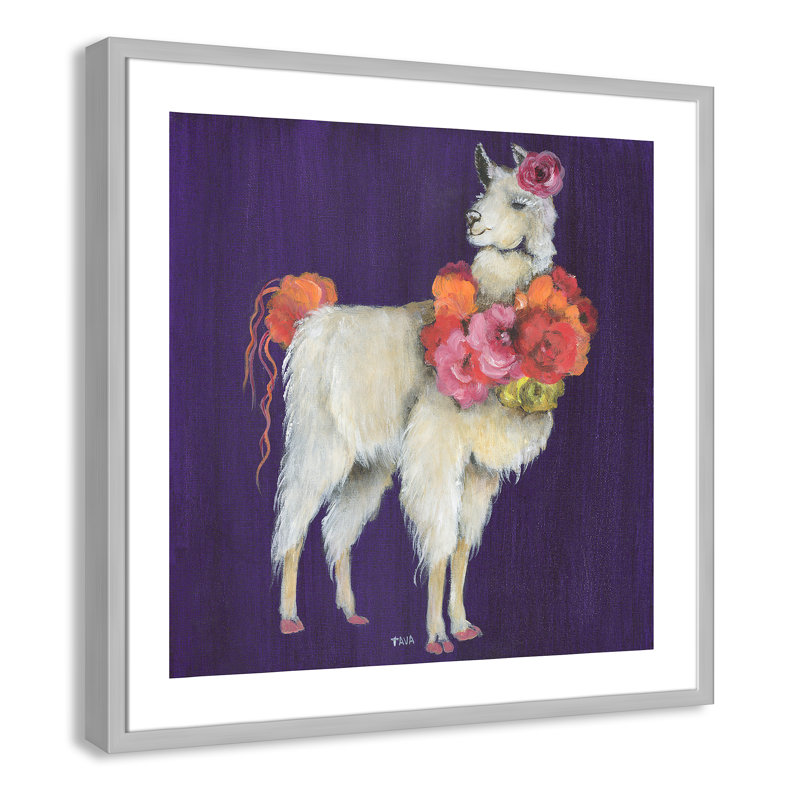 Art sur toile little, H 27,5 po x l 27,5 po x P 1,18 po, Cadre argenté