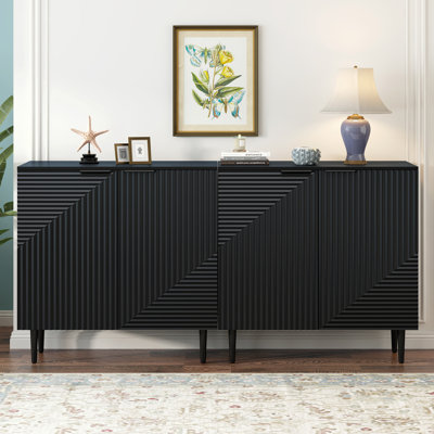 70"L Console Table with Adjustable Shelves