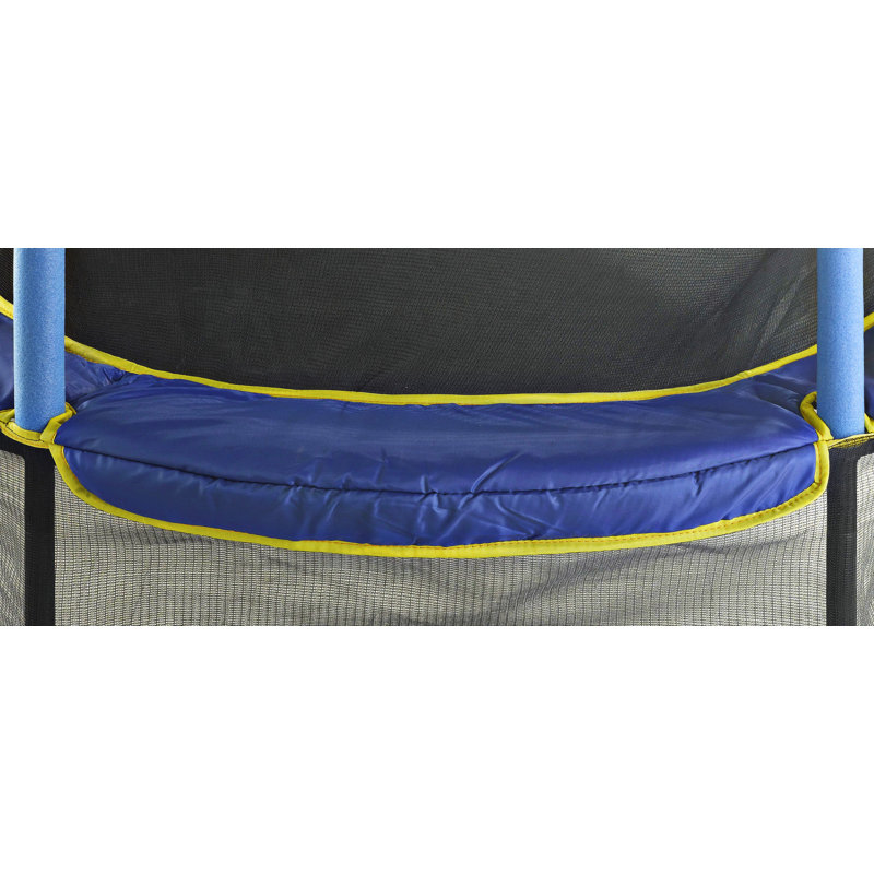 Machrus Upper Bounce Trampoline Spring Cover - Safety Pad Fits 55" Round Mini Rebounder - Blue