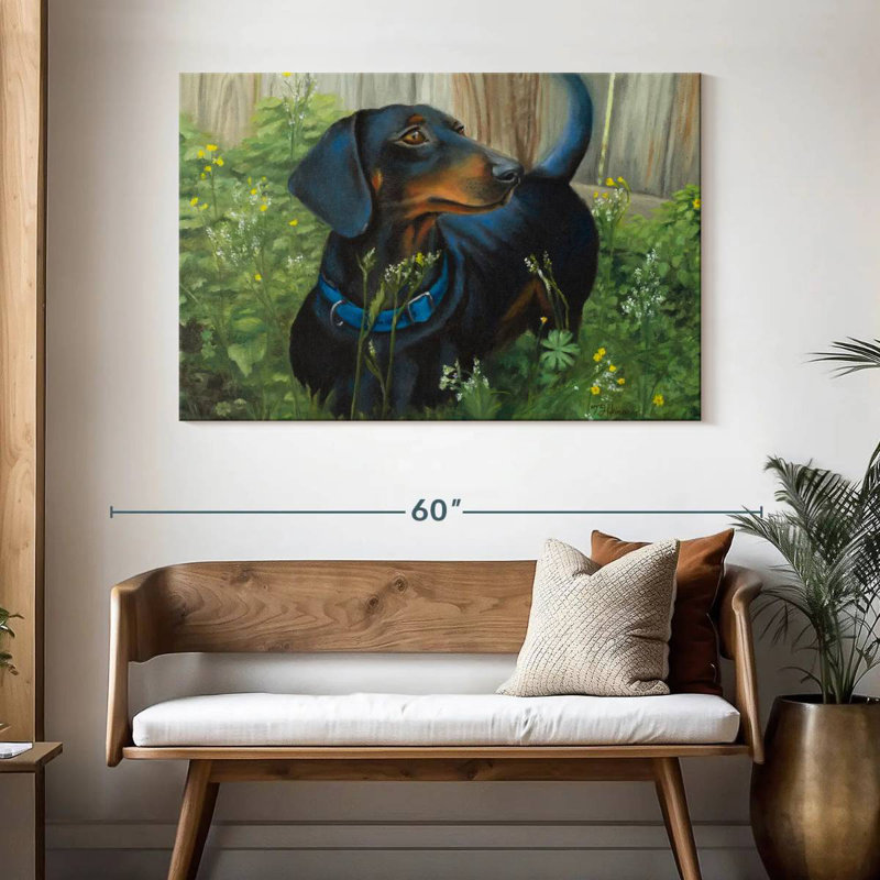 Brampt Dachshund, 32" H x 48" W