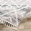 Highpoint Geometric Gray/Cream Area Rug-2060586004