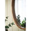 24" x 36" Oval Wood Framed Wall Mirror - Rustic Farmhouse Style for Bathroom & Entryway Console