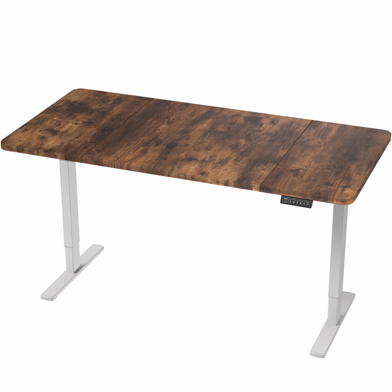 Bureau debout électrique 60 po x 30 po VIVO, Gris