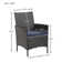 Alyah Rectangular 6 - Person 64" Long Dining Set with Cushions and Umbrella Hole