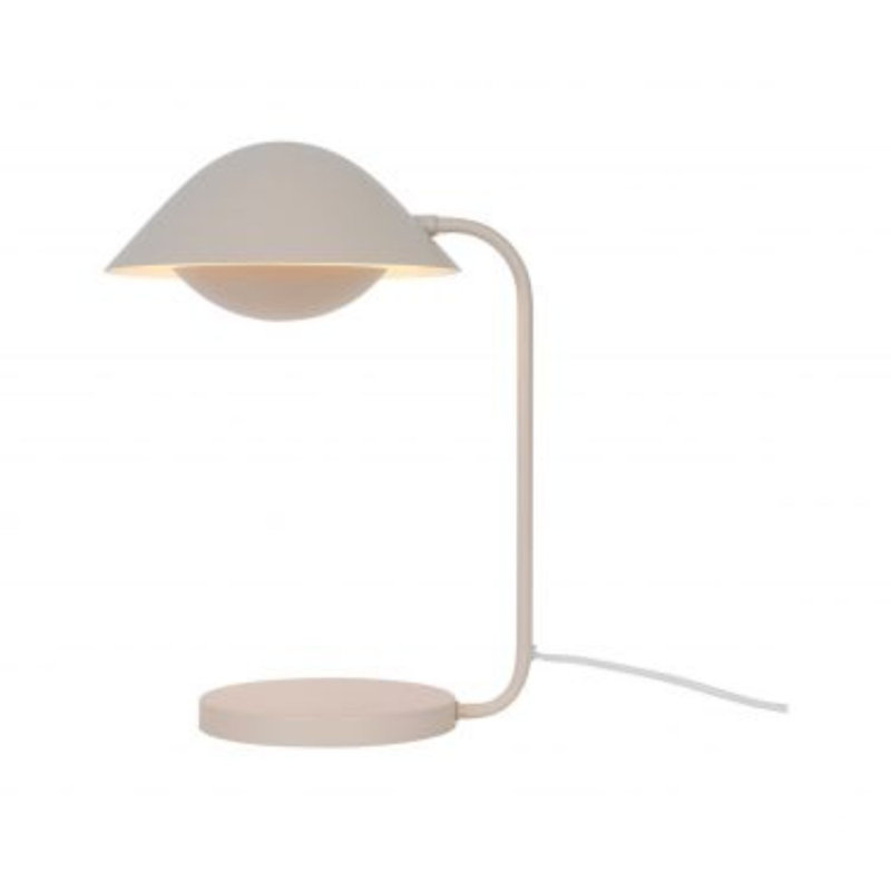 Metal Desk Lamp, Beige, Beige