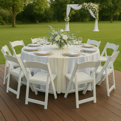 10FT Beige Cheesecloth Table Runner 120 Inch Rustic Boho Gauze Cheese Cloth Table Runner for Wedding Baby Shower Bridal Shower Birthday Party Home Decorations