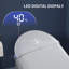 Toilette intelligente, bidet, ouverture / fermeture automatique, chasse d'eau automatique, siège chauffant, lavage à bulles, modes de lavage multiples, nuit, affichage numérique, capteur à pédale, batterie de secours, auto-embout