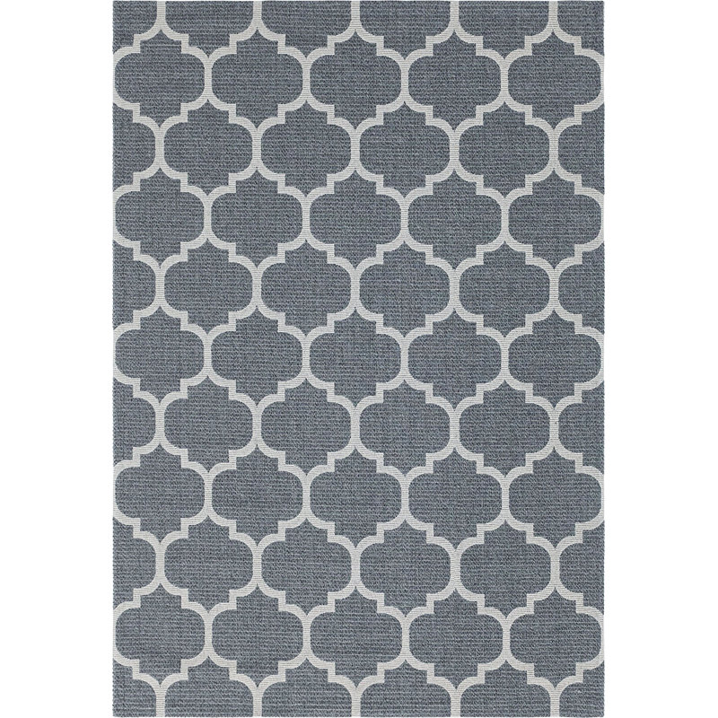 California Cotton Abstract Indoor Rug, Rectangle 6'4" x 9'