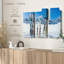 «Snowy Mountain Skis», 3 pièces sur toile-98562757