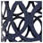 Outdoor Metal End Table -Large-250073301