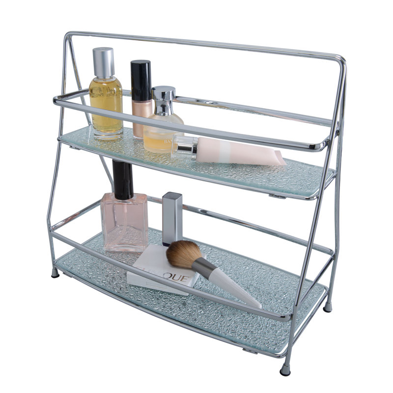 Tour de coiffeuse à miroir 2 niveaux