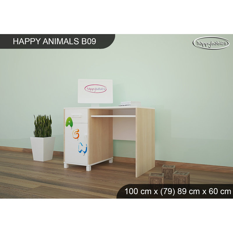 100cm Writing Desk, Oak