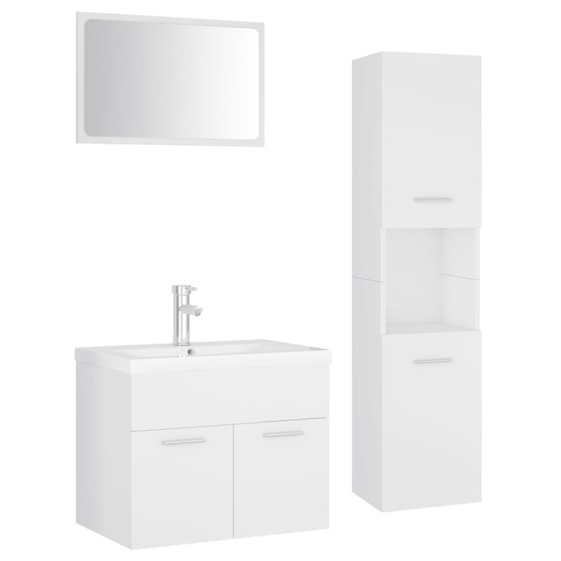 Gelasius Bathroom Furniture Suite, White