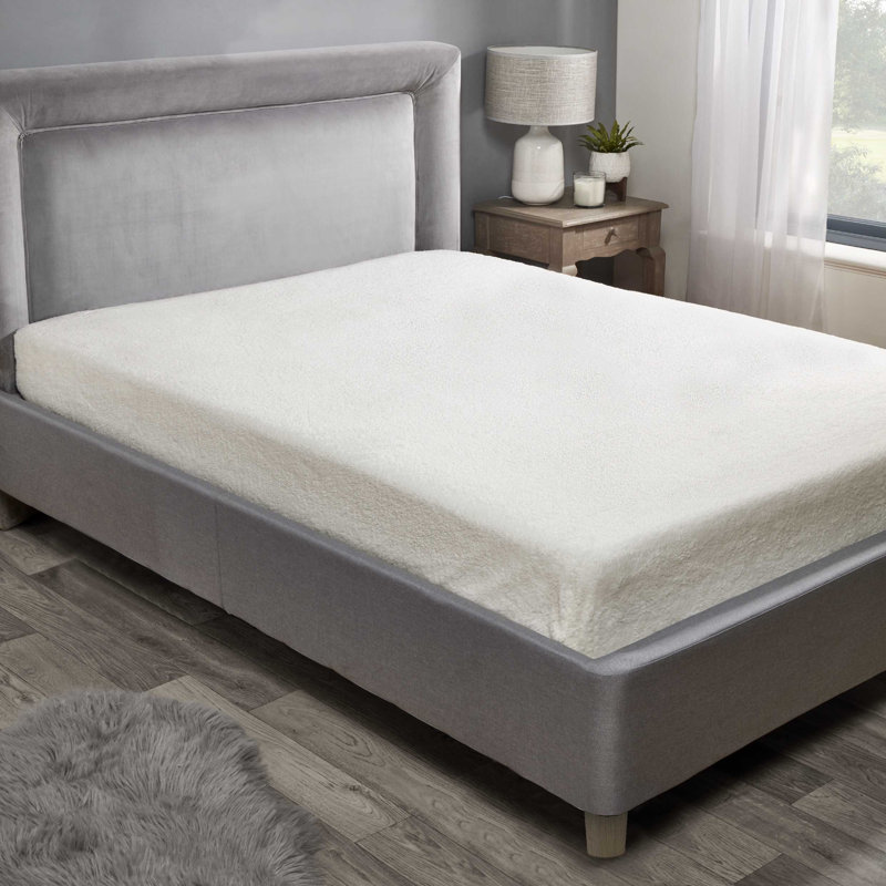 Shruthi Sateen Fitted Sheet, Cream, Single (3')