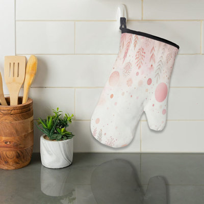 Sergé de coton rose à pois