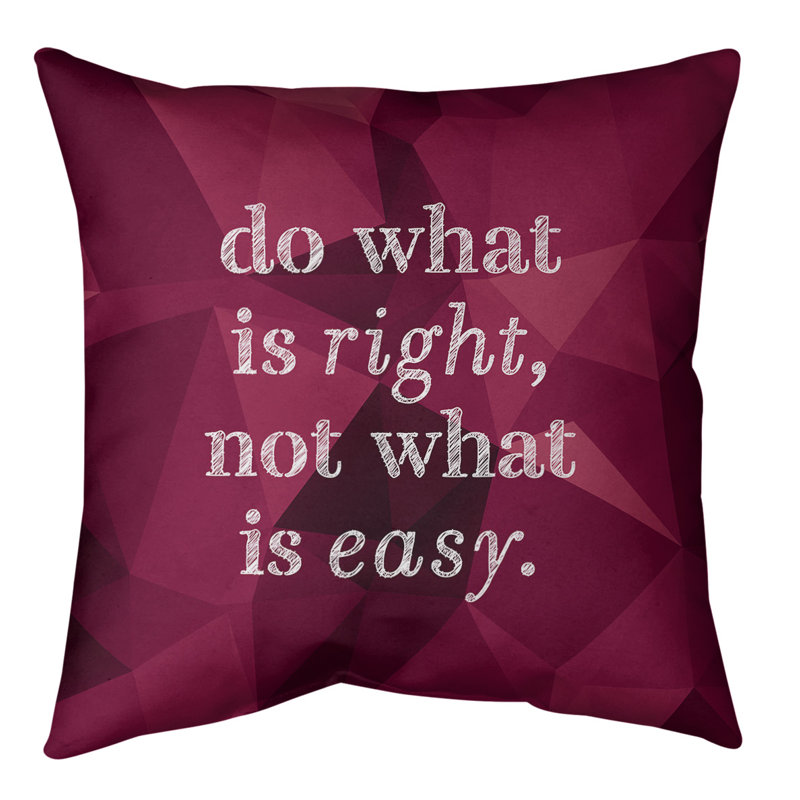 Coussin de sol, 40 po x 40 po, Pourpre / Pourpre foncé