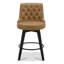 Tabouret de bar et de comptoir pivotant avec cadre en bois massif Malakeh-1364220413-1407947683-1393578897