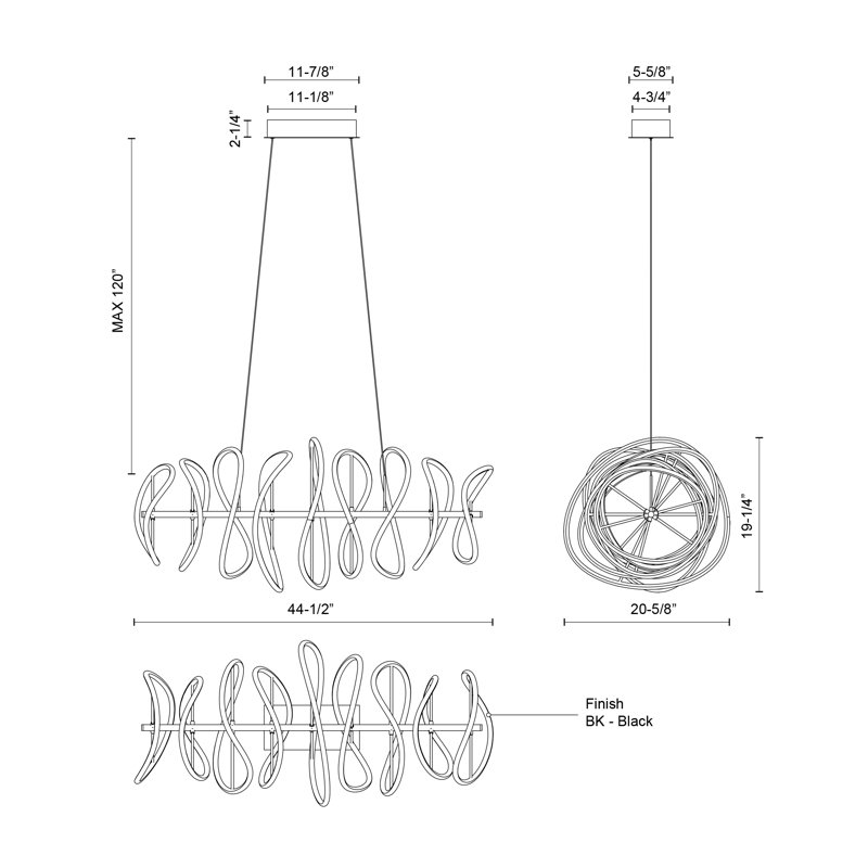 Collide 1 - Light LED Pendant