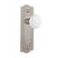 Meadows Plate with White Porcelain Door Knob-2132198599-2013239639-2013239636