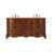 66 inch Double Bathroom Vanity in Teak-2096763647
