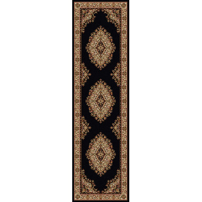 Tapis noir / beige Weisgerber