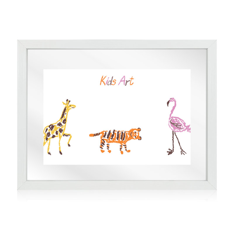 Domica Matte Shadow Box Picture Frame, White