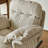 Retro Single Linen Rocking Chair for Relaxation.-1763390103