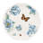 Butterfly Meadow Blue Dessert Plate Set