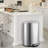 Stainless Steel Touch Top Kitchen Trash Can - 13 Gallons