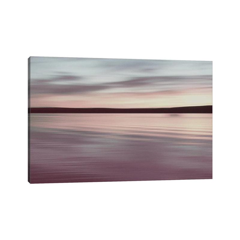 Horizon - Pink Mood by Lena Weisbek - Wrapped Canvas Painting, 66.04 cm H x 45.72 cm W x 3.175 cm D