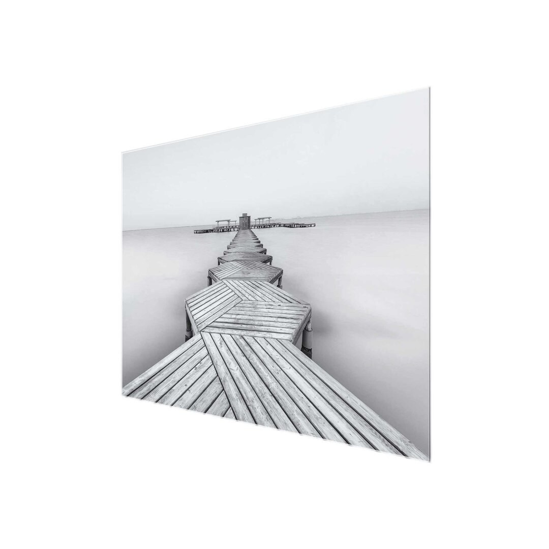 Glasbild Wooden Pier