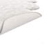 Tapis blanc brillant en fausse fourrure
