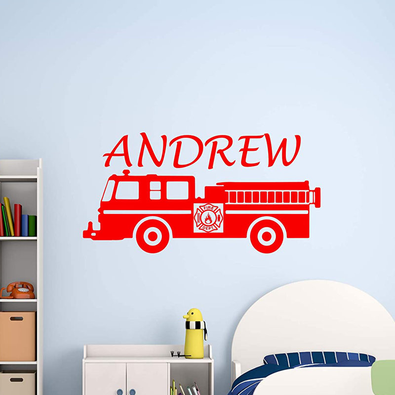 Non-Wall Damaging Wall Decal, Red, 25" H x 50" W, Yes