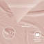 Ensemble de draps en jersey tricoté très grand en jersey 4 pièces | Ensemble de draps en jersey 100% coton respirant | Toutes saisons, rose clair-293858937-386538478