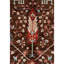 Tapis brun / ivoire en laine noué à la main de conception unique 8 pi x 9 pi 8 po
