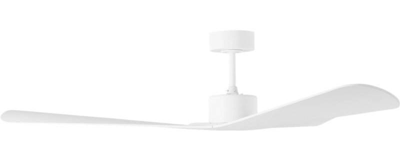 Tri Plank Smart 57 Ceiling Fan, Matte White