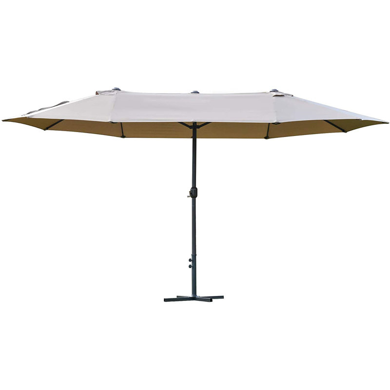 Cristina 460cm Market Parasol, Khaki