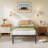 Heavy Duty 14 Inch Metal Bed Frame Twin Bed Frame with Headboard & Footboard Brackets and Steel Slats No Box Spring Needed Anti-Slip Design  -491832486