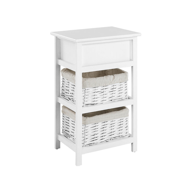 Heller 39cm W Manufactured Wood Bedside Table