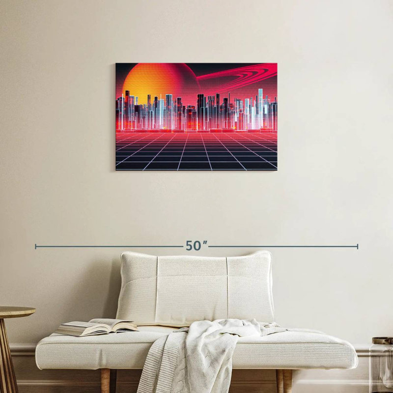 Kelan Digital Metropolitan, 20" H x 30" W