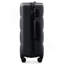 Ensemble de 4 valises, valise durable en ABS avec sac de voyage, porte-gobelet, valise rigide en ABS avec roulettes, noir et brun