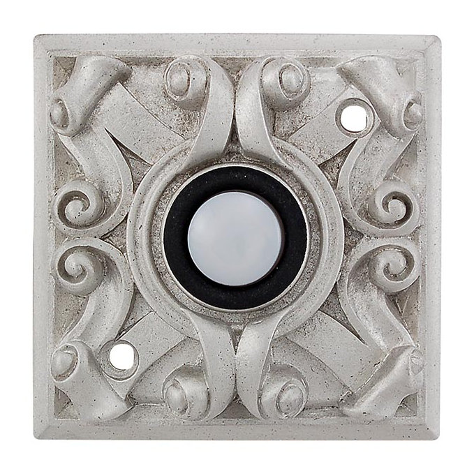 Sforza Push Button, Satin Nickel