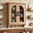 Multi-Functional Wood Wall Mounted Storage Cabinet With Hooks