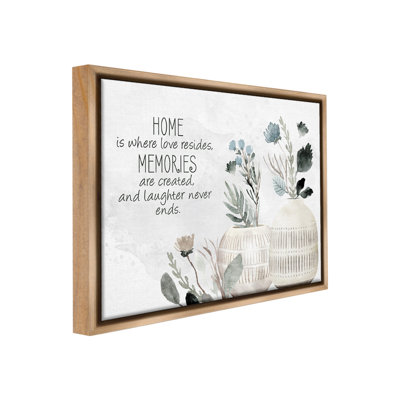 "Floral Where Love Resides" par Kim Allen sur toile